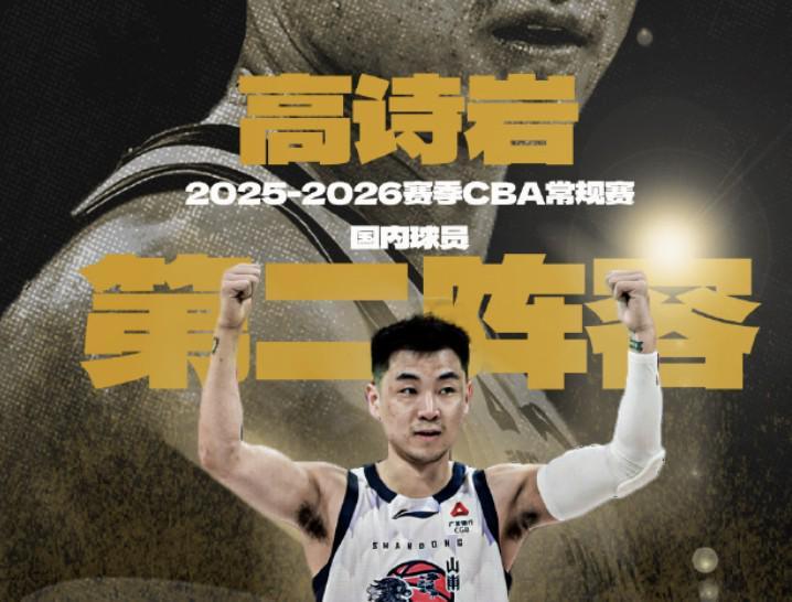 2026世界杯投注-入选最佳二阵，高诗岩：感谢邱导和兄弟们的付出，季后赛冲！